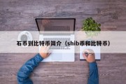 石币到比特币简介（shib币和比特币）