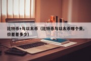 比特币+与以太币（比特币与以太币哪个贵,价差差多少）